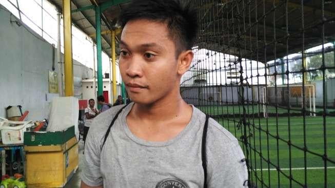 Pemain muda Persipura Jayapura, Muhammad Tahir. [Suara.com/Adie Prasetyo Nugraha]