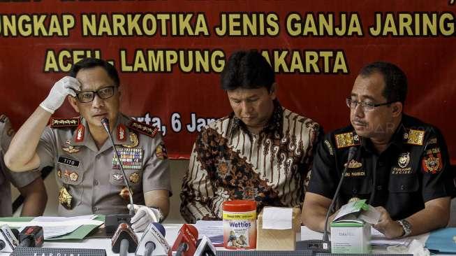 Polri Ungkap Jaringan Narkotika Internasional