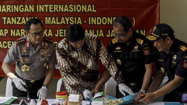 Polri Ungkap Jaringan Narkotika Internasional