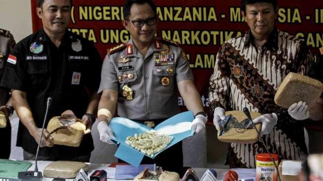 Polri Ungkap Jaringan Narkotika Internasional