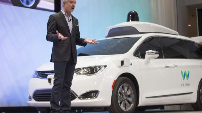 Mobil swakemudi Google, Waymo. [AFP]