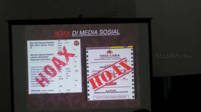 Polri Akan Beri Stempel Jika Berita Itu Hoax