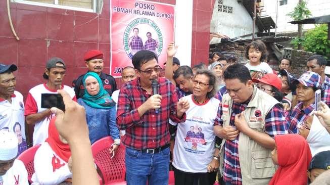 Djarot Pamit kepada Warga untuk Pulang karena akan Dipijat