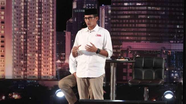 Jelang Debat Kedua, Begini Aktivitas Sandiaga di Pagi Hari