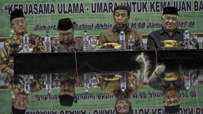 Rapat tersebut membahas kerja sama ulama-umara (Pemerintah).  