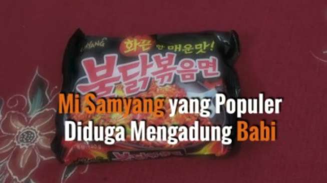 Mi Samyang diduga mengandung babi.