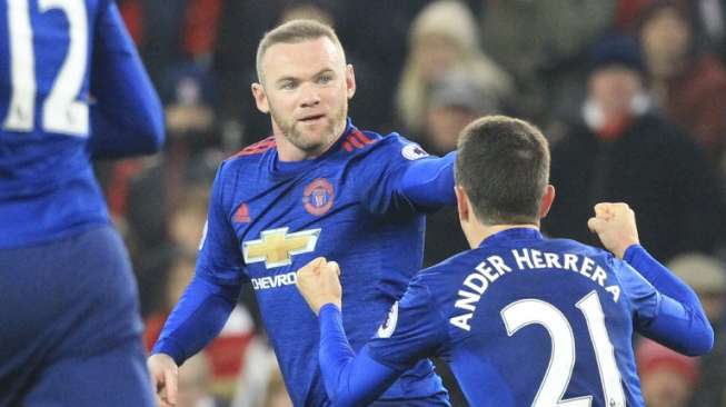 Luputkan MU dari Kekalahan, Rooney Catat Sejarah Baru