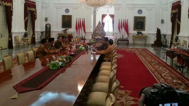 Jokowi Rapat dengan Pimpinan MPR