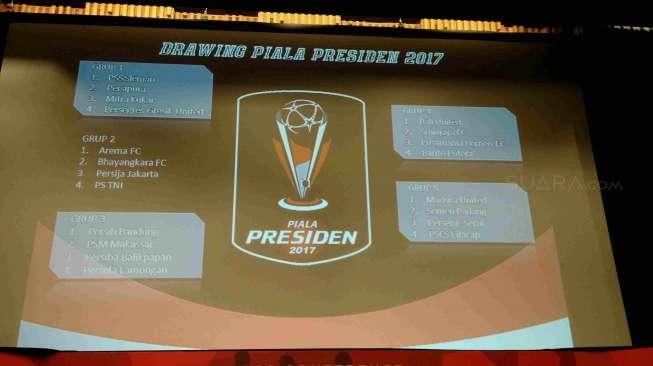 Digelar di Lima Kota, Ini Pembagian Grup Piala Presiden 2017