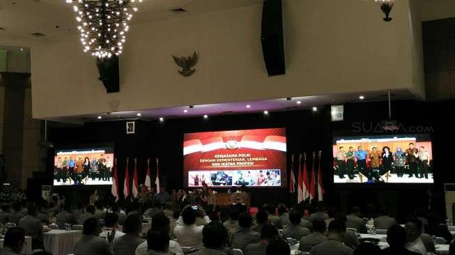 Jokowi Beri Pengarahan Dalam Rapim Polri