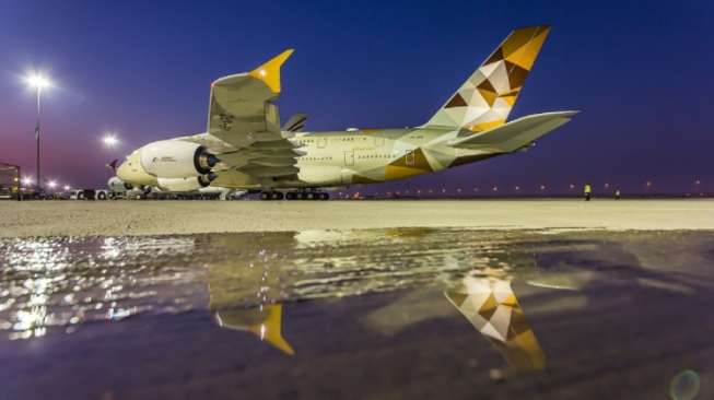 Keunikan pesawat mewah Etihad Airways. (Brightside)