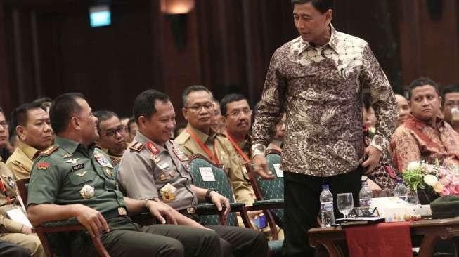 Kementerian Dalam Negeri menggelar Rapat Koordinasi Pemilihan Kepala Daerah (Rakor Pilkada) 2017 di Gedung Bidakara, Jakarta, Selasa (31/1).