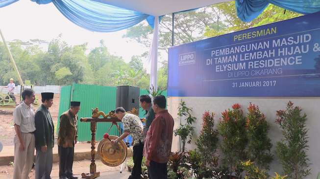 Pembangunan 2 Masjid di Kawasan Lippo Cikarang Dimulai