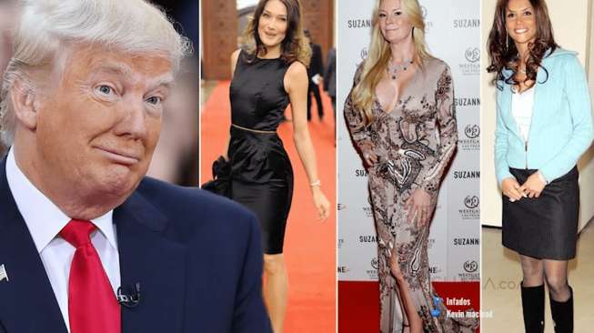 Inilah Deretan Istri dan Mantan Pacar Donald Trump