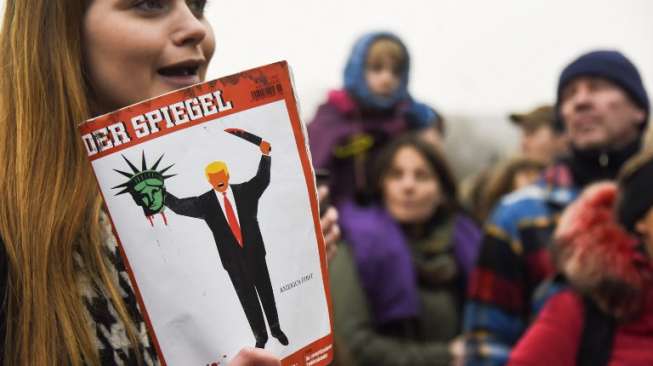 Trump Penggal Kepala di Sampul Majalah Jerman Picu Kontroversi