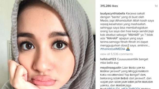 Heboh, Inikah Calon Suami Laudya Cynthia Bella?