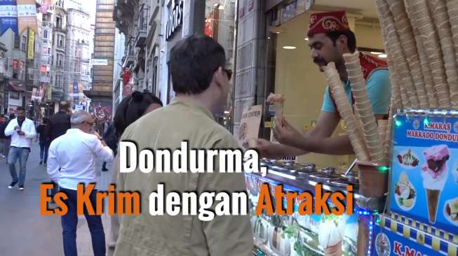 Rasakan Sensasi Unik Es Krim Turki!