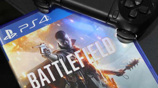 Game Battlefield 1 pada konsol PlayStation 4 (Shutterstock).