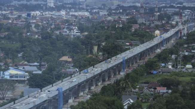 Kemenhub: Akhir Oktober, Konstruksi LRT Sumsel 68 Persen