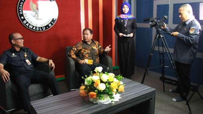 Peluncuran Bawaslu TV di Jakarta, Senin (13/2).