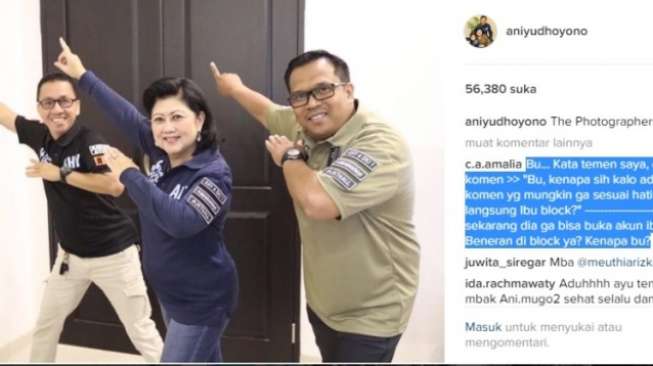 Jawaban Ani Yudhoyono ke Netizen Ini Bikin Heboh Dunia Maya