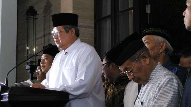 SBY Temani Agus Jumpa Pers Dapat Suara Terkecil