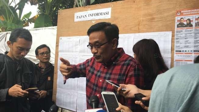 Usai Nyoblos, Djarot: Tanganku Dimasukin Sama Petugasnya