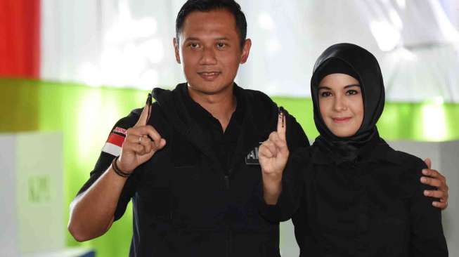 Annisa Pohan Sesenggukan Dengar Pidato Agus Saat Ngaku Kalah