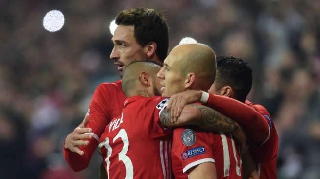 Mengamuk, Bayern Bantai Arsenal di Allianz Arena