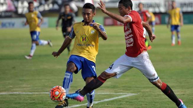 Barito Putera vs Bali United dalam pertandingan Grup IV Piala Presiden 2017 di Stadion I Wayan Dipta, Gianyar, Sabtu (18/2).