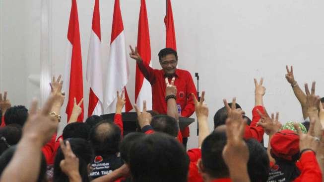 Membahas strategi memenangkan Ahok-Djarot di putaran kedua.