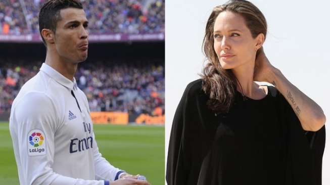 Wah, Ronaldo Bakal Adu Akting dengan Angelina Jolie