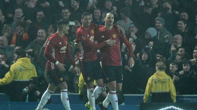 MU Taklukkan Blackburn di Piala FA, Ibrahimovic Bintangnya