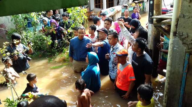 Janji Anies soal Banjir Jakarta: Akan Kami Pikirkan Caranya