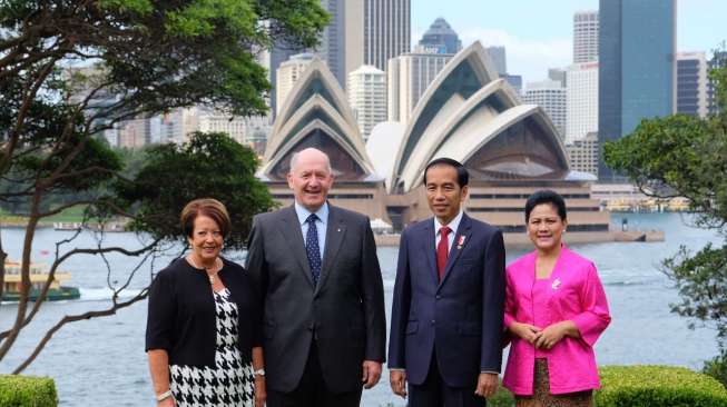 Presiden Jokowi Disambut Gubernur Jenderal Australia