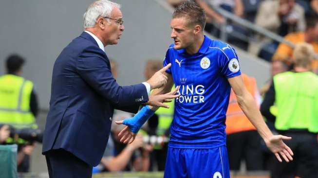 Benarkah Ranieri Dipecat Lantaran Berseteru dengan Vardy?