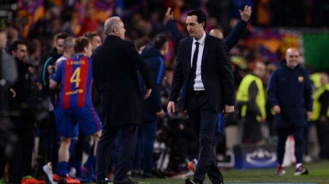 PSG Dilumat Barca, Ini Pengalaman Negatif bagi Unai Emery