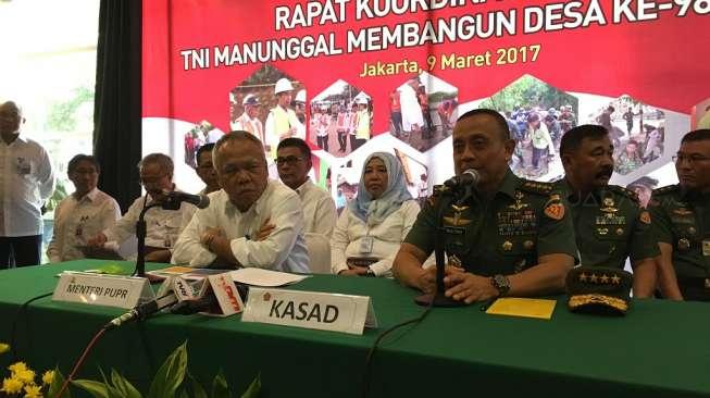 Bantu Pemerintah, TNI Akan Bangun Desa Tiga Kali Dalam Setahun