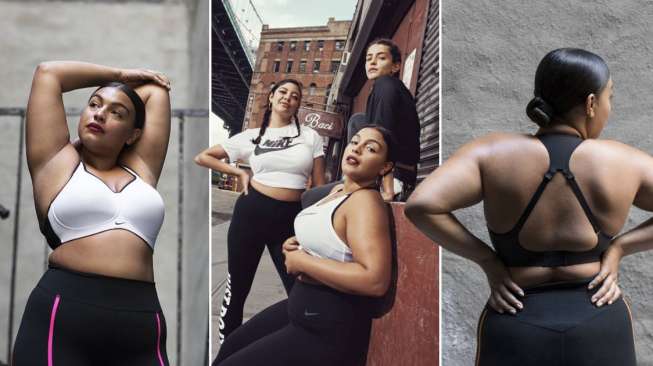 Asyik Nike Rilis Pakaian  Olahraga  Perempuan Ukuran  Jumbo  