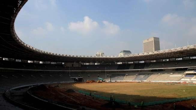 Proses renovasi GBK ditargetkan akan rampung pada Oktober 2017 mendatang.