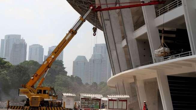 Renovasi Aquastic Center GBK Sesuai Kaidah Cagar Budaya