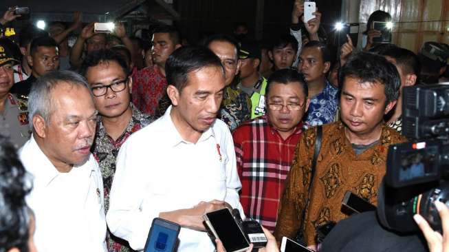 Ke Batam, Jokowi Tinjau Pembangunan Bendungan Sei Gong