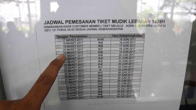 Belum Kehabisan, Tiket Kereta Api Lebaran Masih Banyak