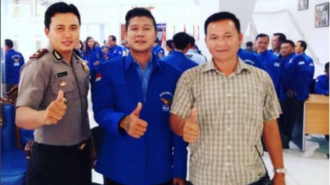 Andika Bebas dari Penjara, Langsung Hadiri Acara Partai Demokrat