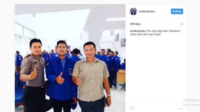 Andika Eks Kangen Band Pakai Baju Demokrat Gagah Nggak