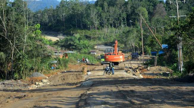 Jalan Perbatasan Kalimantan 1900 Km akan Tembus Awal 2019