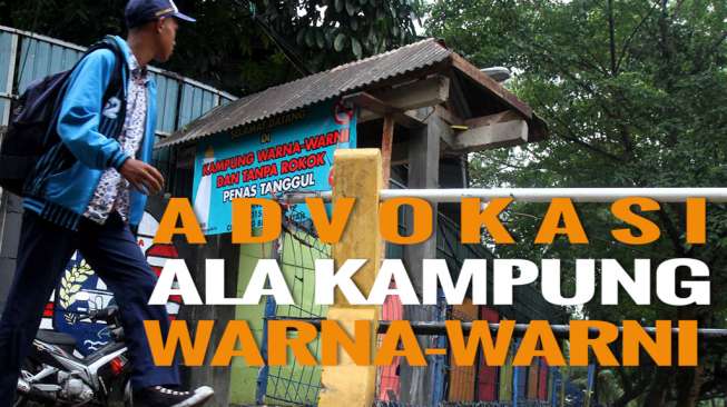 Advokasi ala Kampung Warna-Warni