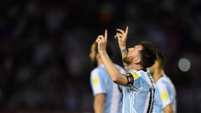 Gol Messi Bawa Argentina Hantam Cile