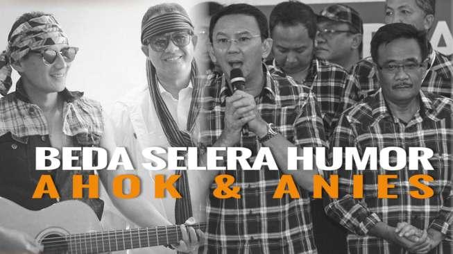 Beda Selera Humor Ahok dan Anies, Mana Lebih Lucu?