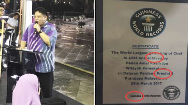 Unggah Sertifikat Rekor Dunia Palsu, Menteri Malaysia 'Dibully'